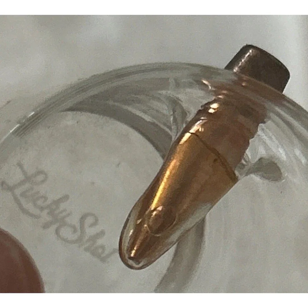 Lucky Shot Bullet Shot Glasses Bar Decor Gift Set Of 3